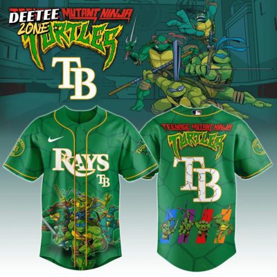 MLB Tampa Bay Rays X Teenage Mutant Ninja Turtles Baseball Jersey