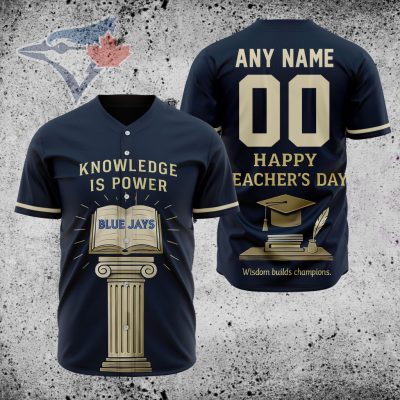MLB Toronto Blue Jays Happy Teacher's Day Baseball Jersey