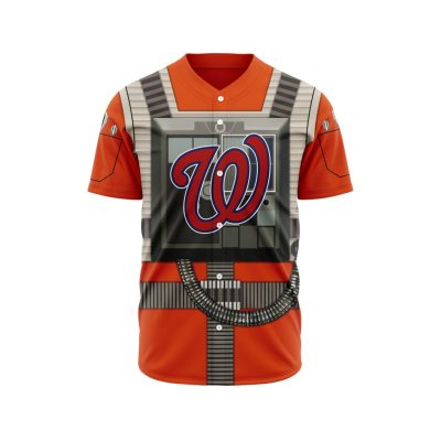 MLB Washington Nationals Special Star Wars Rebel Pilot Design Baseball Jersey