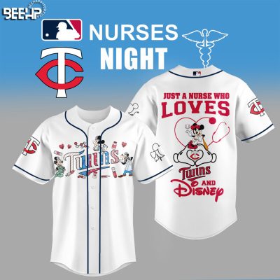 Minnesota Twins Mickey Mouse Just A Nurse Who Loves Special Edition 2025 Baseball Jersey