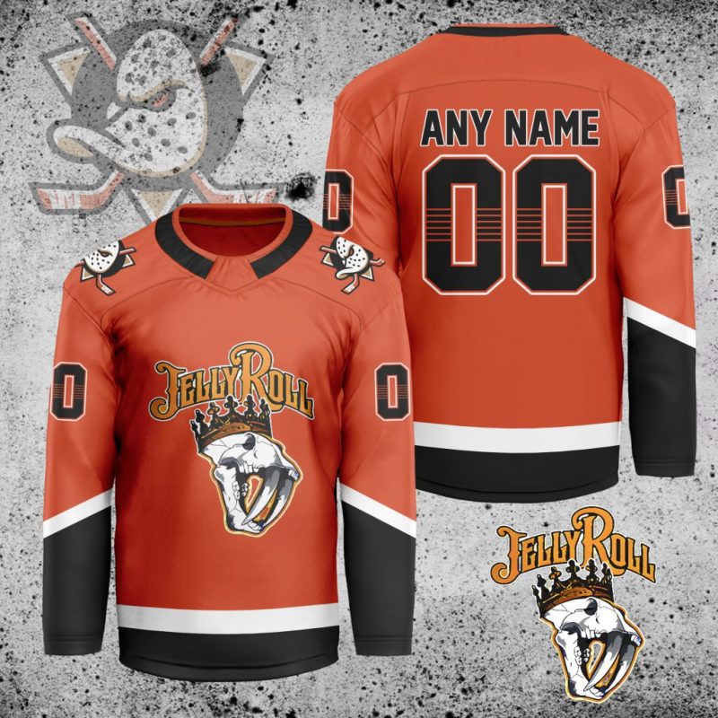 NHL Anaheim Ducks X Jelly Roll Hockey Jersey