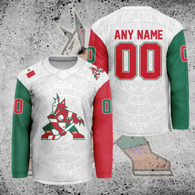 NHL Arizona Coyotes Mexican Heritage Hockey Jersey