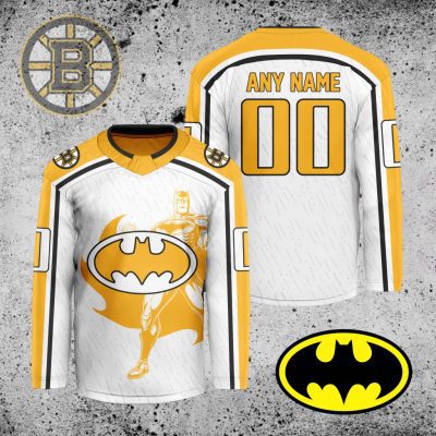 NHL Boston Bruins X Batman Hockey Jersey