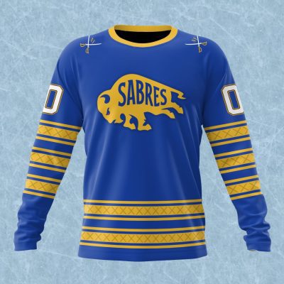 NHL Buffalo Sabres Special Colour Rush Design Performance Long Sleeve Shirt