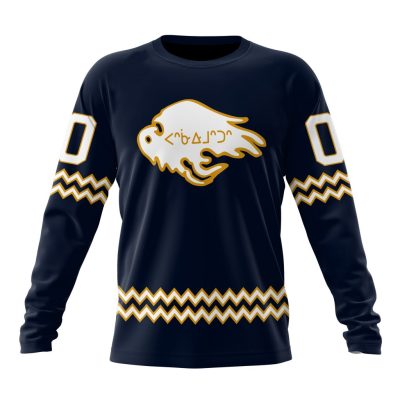 NHL Buffalo Sabres Special Indigenous Design Performance Long Sleeve Shirt