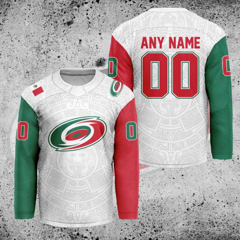 NHL Carolina Hurricanes Mexican Heritage Hockey Jersey