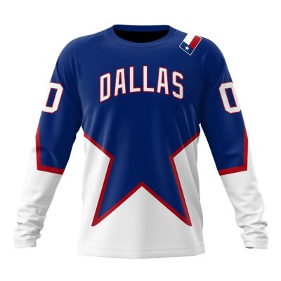 NHL Dallas Stars Special Bold Design Performance Long Sleeve Shirt
