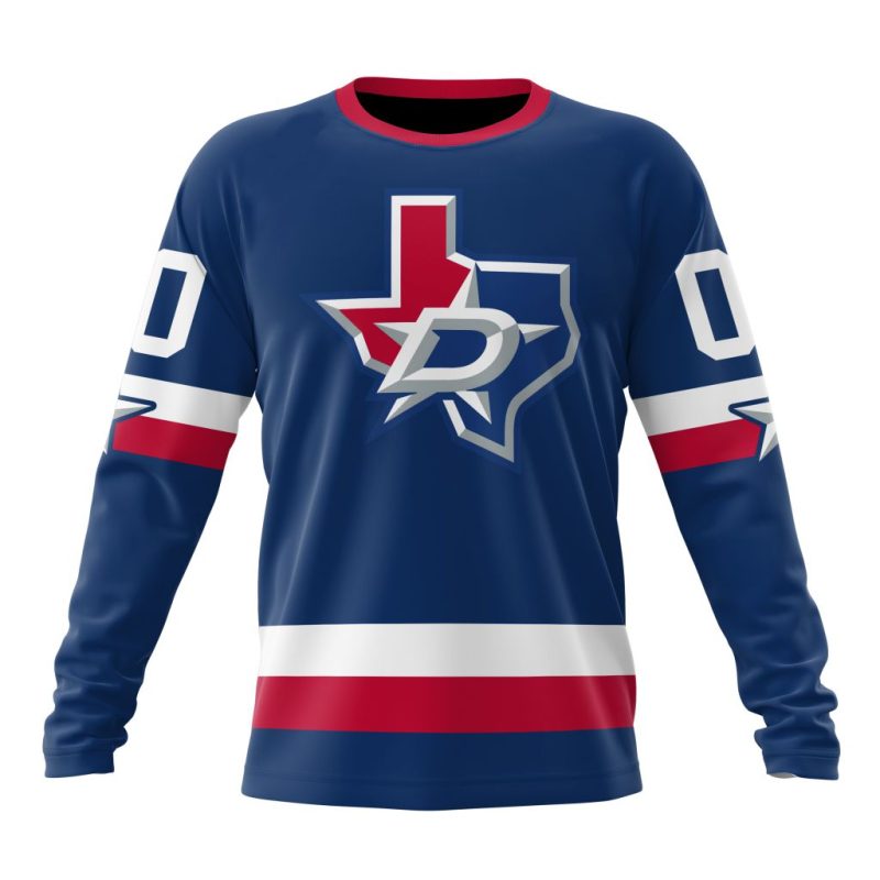 NHL Dallas Stars Special City Edition Design Performance Long Sleeve Shirt