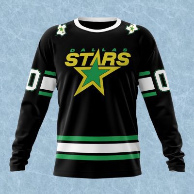 NHL Dallas Stars Special Colour Rush Design Performance Long Sleeve Shirt
