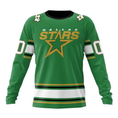 NHL Dallas Stars Special Reverse Retro Design Concept Performance Long Sleeve Shirt