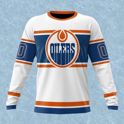 NHL Edmonton Oilers Special Colour Rush Design Performance Long Sleeve Shirt