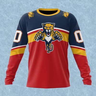 NHL Florida Panthers Special Colour Rush Design Performance Long Sleeve Shirt