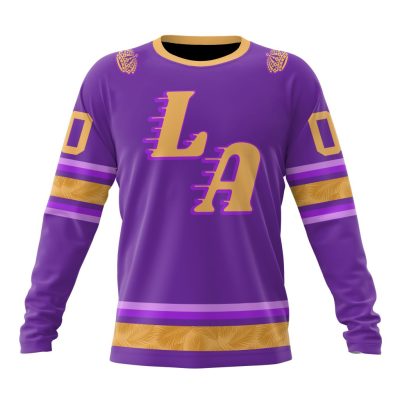 NHL Los Angeles Kings Special City Edition Design Performance Long Sleeve Shirt