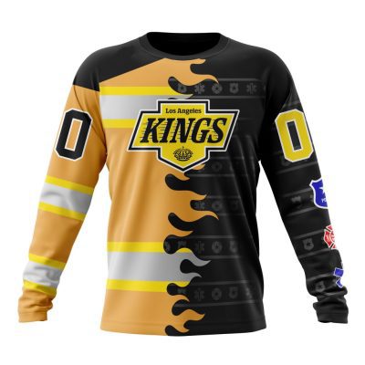 NHL Los Angeles Kings Special First Responders Design Performance Long Sleeve Shirt
