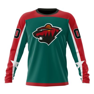 NHL Minnesota Wild Special Indigenous Design Performance Long Sleeve Shirt