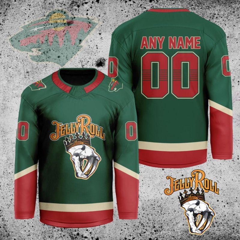 NHL Minnesota Wild X Jelly Roll Hockey Jersey