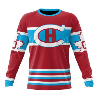 NHL Montreal Canadiens Special Bold Design Performance Long Sleeve Shirt