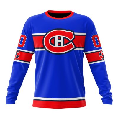 NHL Montreal Canadiens Special City Edition Design Performance Long Sleeve Shirt