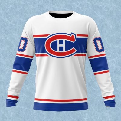 NHL Montreal Canadiens Special Colour Rush Design Performance Long Sleeve Shirt