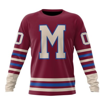 NHL Montreal Canadiens Special Reverse Retro Design Concept Performance Long Sleeve Shirt