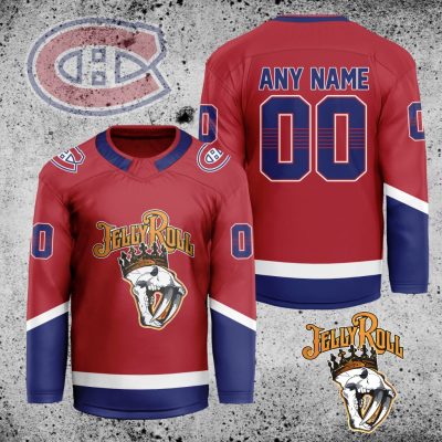NHL Montreal Canadiens X Jelly Roll Hockey Jersey