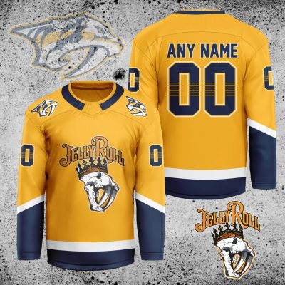 NHL Nashville Predators X Jelly Roll Hockey Jersey