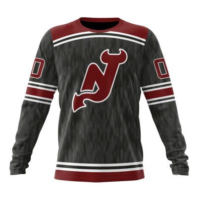 NHL New Jersey Devils Special City Edition Design Performance Long Sleeve Shirt