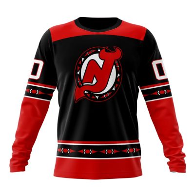 NHL New Jersey Devils Special Indigenous Design Performance Long Sleeve Shirt
