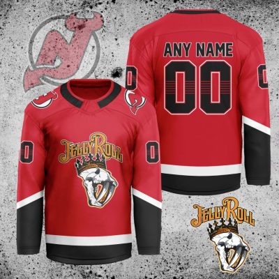 NHL New Jersey Devils X Jelly Roll Hockey Jersey