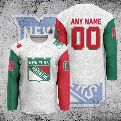 NHL New York Rangers Mexican Heritage Hockey Jersey