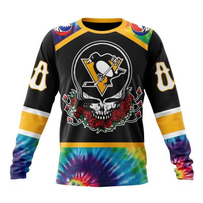 NHL Pittsburgh Penguins Special Grateful Dead Design Performance Long Sleeve Shirt