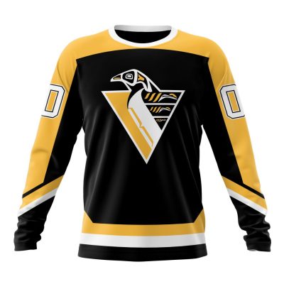 NHL Pittsburgh Penguins Special Indigenous Design Performance Long Sleeve Shirt