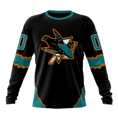 NHL San Jose Sharks Special Indigenous Design Performance Long Sleeve Shirt