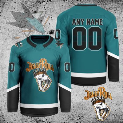 NHL San Jose Sharks X Jelly Roll Hockey Jersey