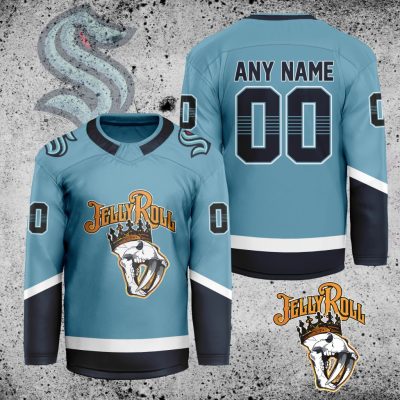 NHL Seattle Kraken X Jelly Roll Hockey Jersey