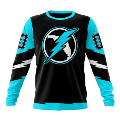 NHL Tampa Bay Lightning Special City Edition Design Performance Long Sleeve Shirt