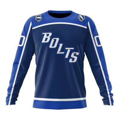 NHL Tampa Bay Lightning Special Reverse Retro Design Concept Performance Long Sleeve Shirt