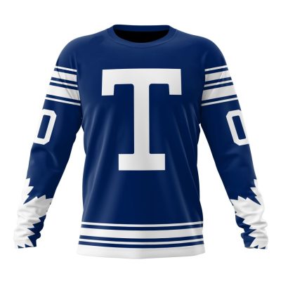 NHL Toronto Maple Leafs Special Bold Design Performance Long Sleeve Shirt