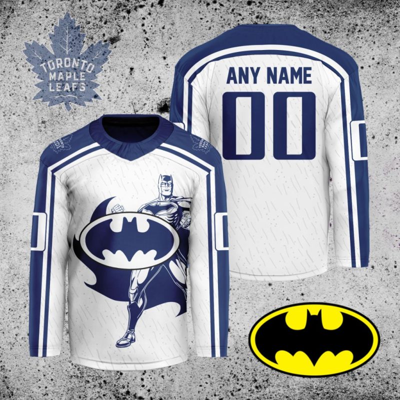 NHL Toronto Maple Leafs X Batman Hockey Jersey