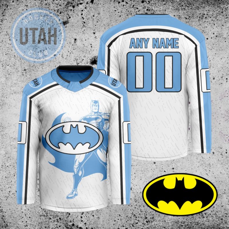 NHL Utah Hockey Club X Batman Hockey Jersey
