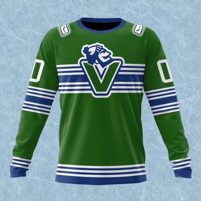 NHL Vancouver Canucks Special Colour Rush Design Performance Long Sleeve Shirt