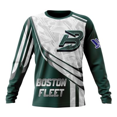 PWHL Boston Fleet Special Design Concept Kits Performance Long Sleeve Shirt