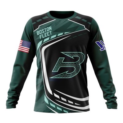 PWHL Boston Fleet Special Design Concept Kits Performance Long Sleeve Shirt