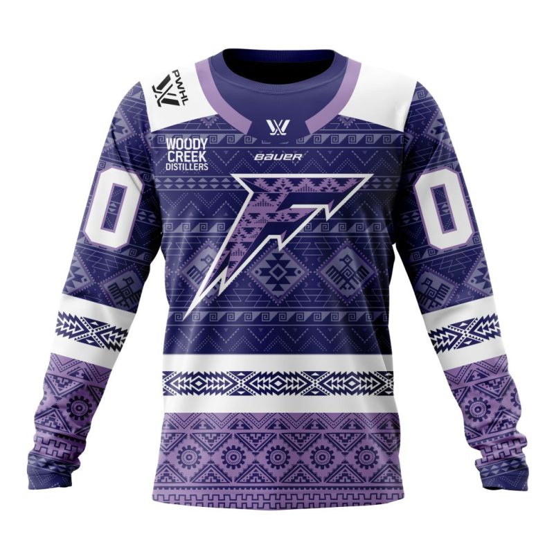 PWHL Minnesota Frost Personalized Native Home Design Performance Long Sleeve Shirt