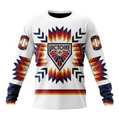 PWHL Montreal Victoire Special Native Design Performance Long Sleeve Shirt