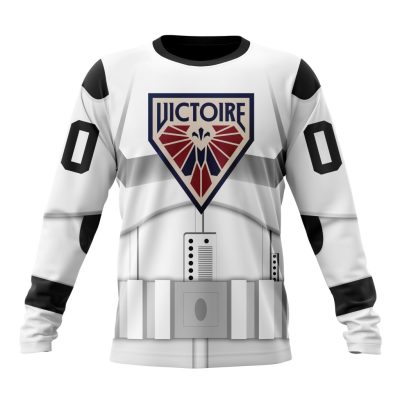 PWHL Montreal Victoire Special Star Wars Stormtroopers Design Performance Long Sleeve Shirt