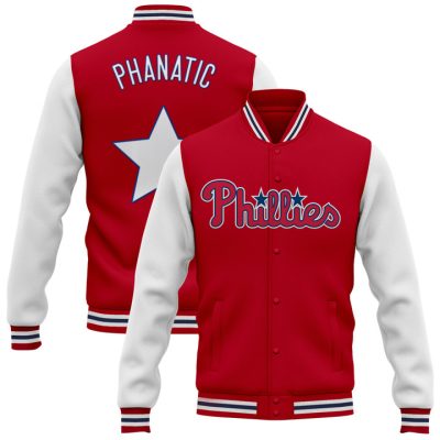 Philadelphia Phillies 2025 Baseball Jacket Varsity Jacket - Phanatic