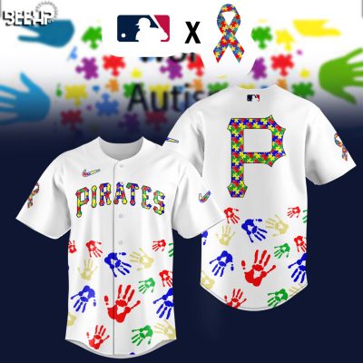 Pittsburgh Pirates MLB Autism Awareness Special Edition 2025 Baseball Jersey