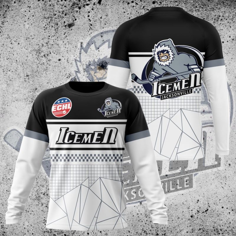 Premium ECHL Jacksonville Icemen Performance Long Sleeve Shirt