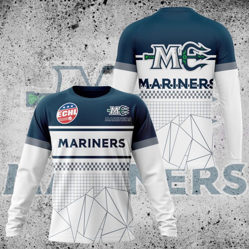 Premium ECHL Maine Mariners Performance Long Sleeve Shirt